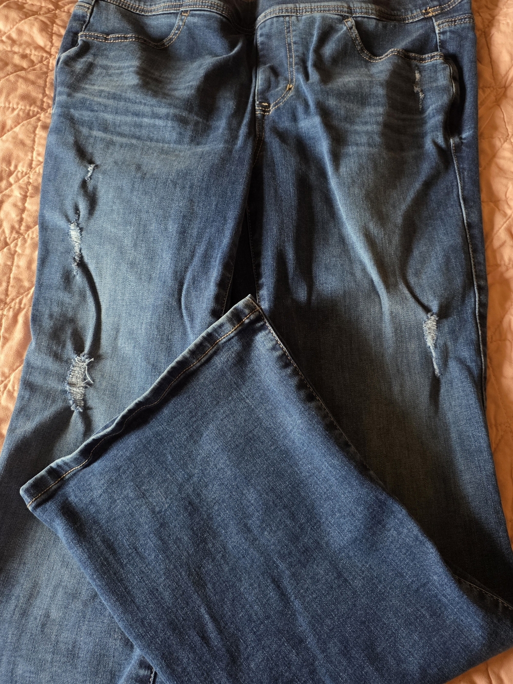 torrid Lean Jean Slim Boot Distressed Boot-Cut Jeans